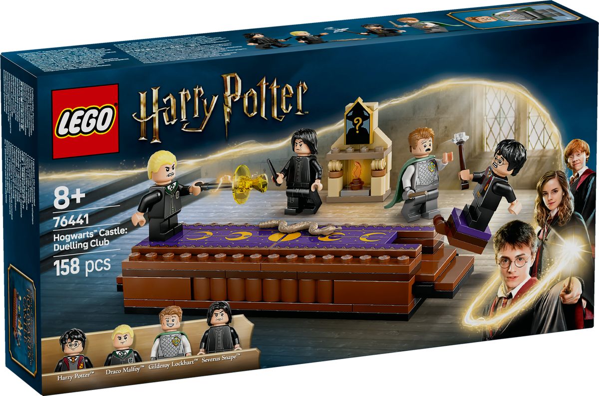 LEGO 76441 LEGO Harry Potter Set mit Duellierenden in Hogwarts inklusive Charakterfiguren und Zubehör.